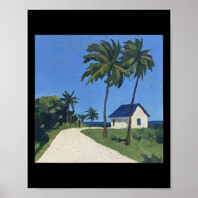 Belise Landscape Post-impressionist Painting Style Poster (Front)