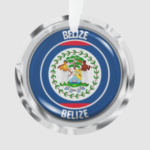 Belise Round Emblem Ornament