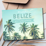 Belise Tropical Beach Wedding Save the Dates Announcement Postcard<br><div class="desc">Planning a Belise destination beach wedding? This gorgeous tropical beach palm tree design postcard is the perfect way to announce your wedding plans to your family and friends.</div>