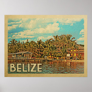 Belise Vintage Travel Poster