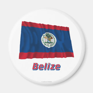 Belise Waving Flag with Name Magnet