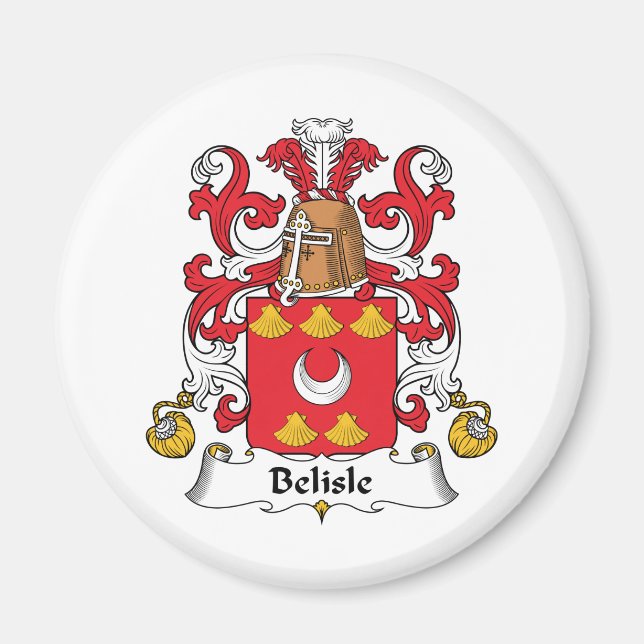 Belisle Family Crest Magnet (Front)
