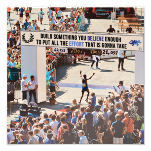 Belive enough to put all the effort photo print