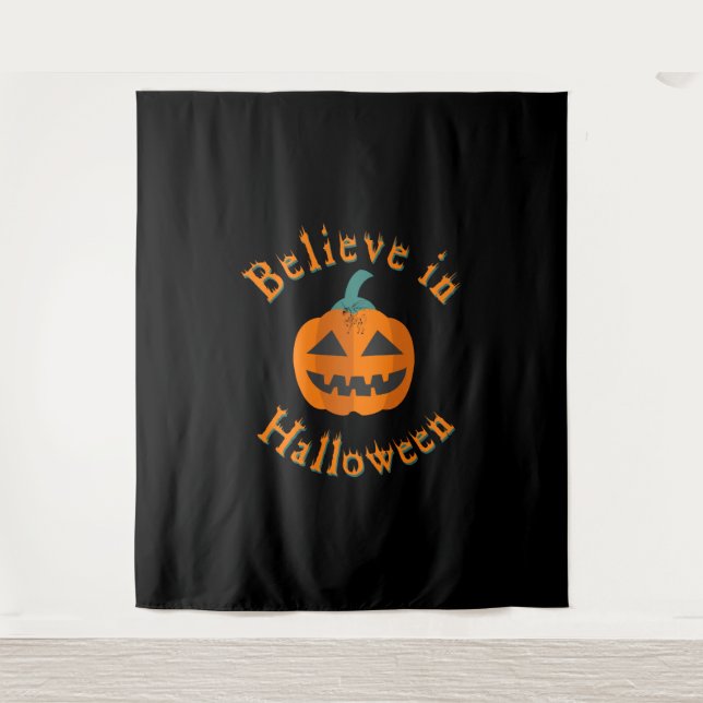 Belive in Halloween Tapestry (Front)