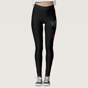 Belive In The Magic Of Christmas dino girl Leggings