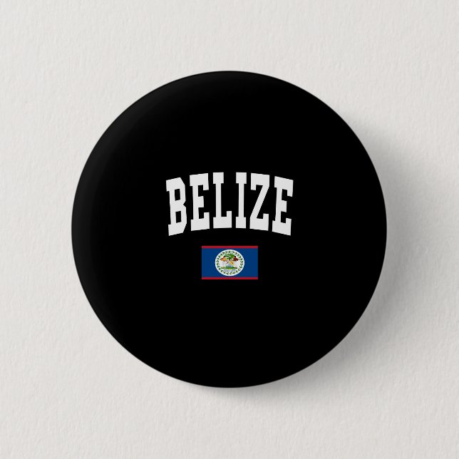 BELIZE 6 CM ROUND BADGE (Front)