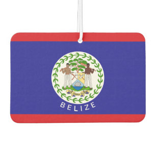 Belize Flag Car Air Freshener