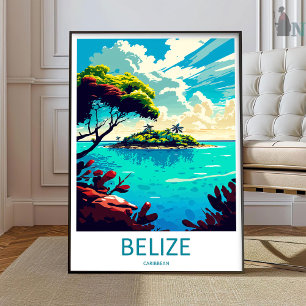 Belize Travel Print Wall Art Belize Wall Hanging