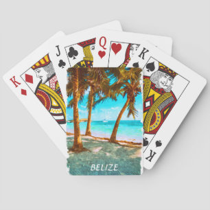 Belize Tropical Beach Playing Cards