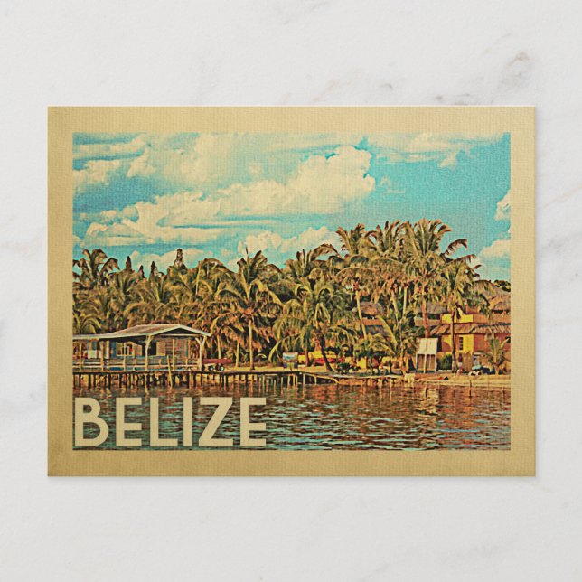 Belize Vintage Travel Postcard (Front)