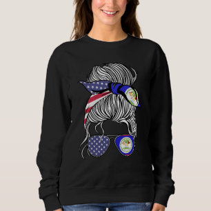 Belizean American Patriot Grown Proud Women Girl F Sweatshirt