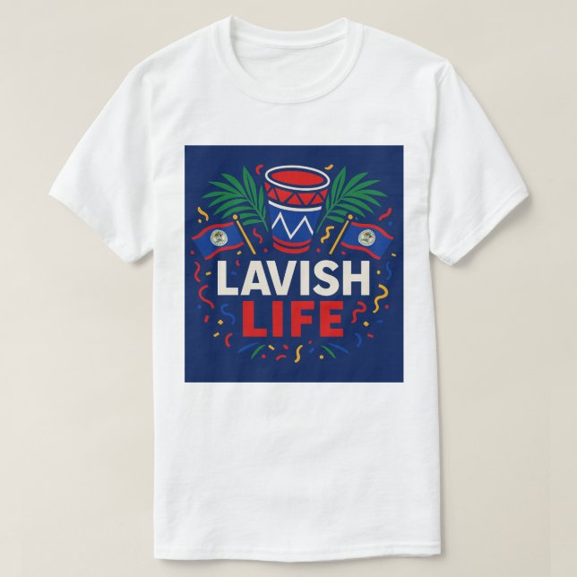Belizean Carnival Edition Lavish Shirt (Design Front)