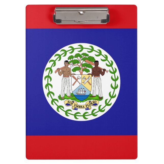Belizean Flag Clipboard (Front)