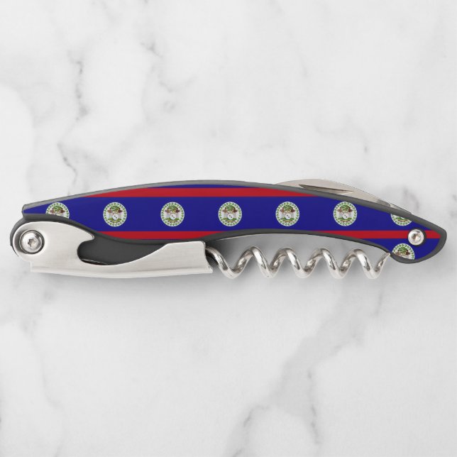 Belizean Flag Corkscrew (Front)