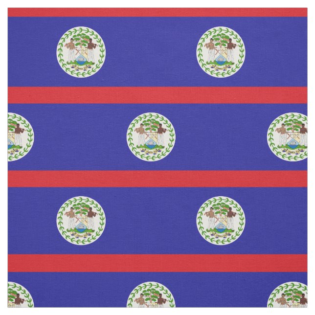 Belizean Flag Fabric (Swatch)