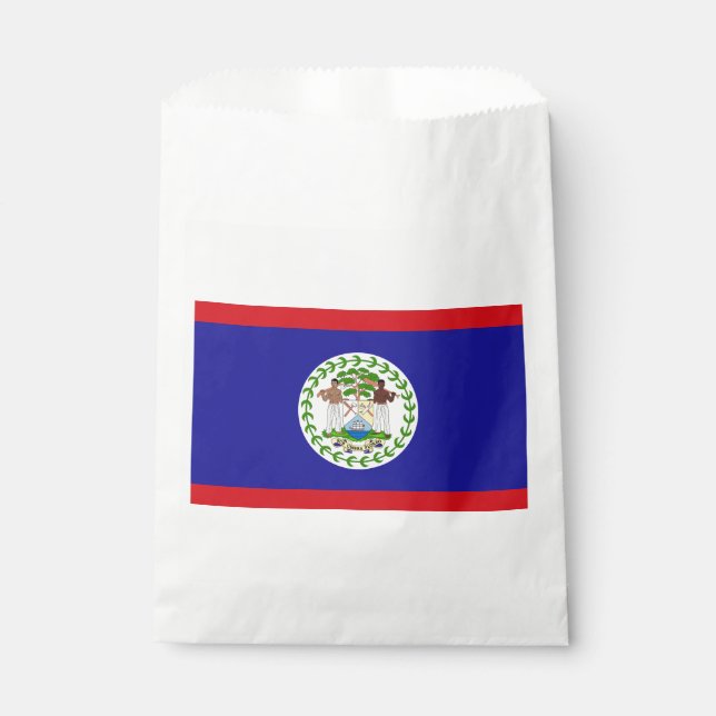Belizean Flag Favour Bags (Front)