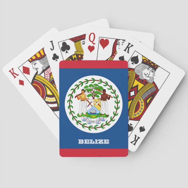 Belizean Flag Games, Belise Playing Cards (Back)