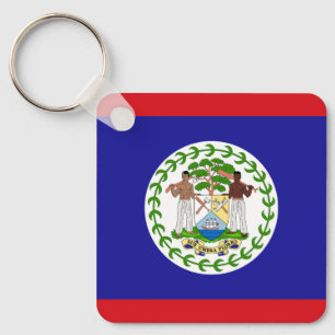Belizean Flag Key Ring