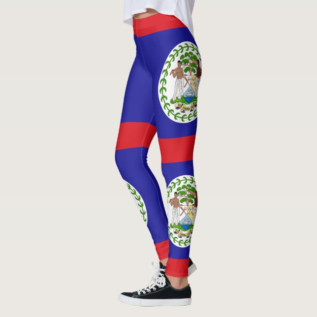 Belizean Flag Leggings (Left)