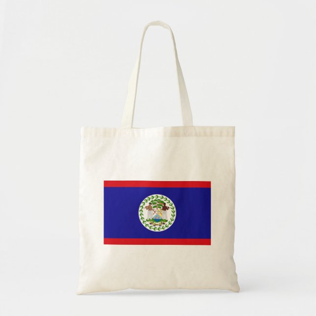 Belizean Flag Tote Bag (Front)