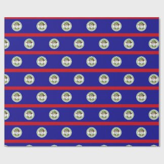 Belizean Flag Wrapping Paper