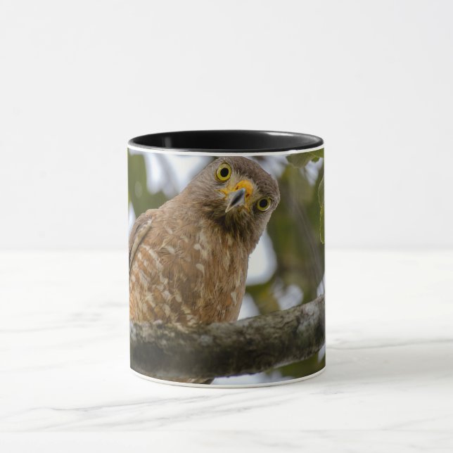 Belizean Roadside Hawk Photography Mug (Center)