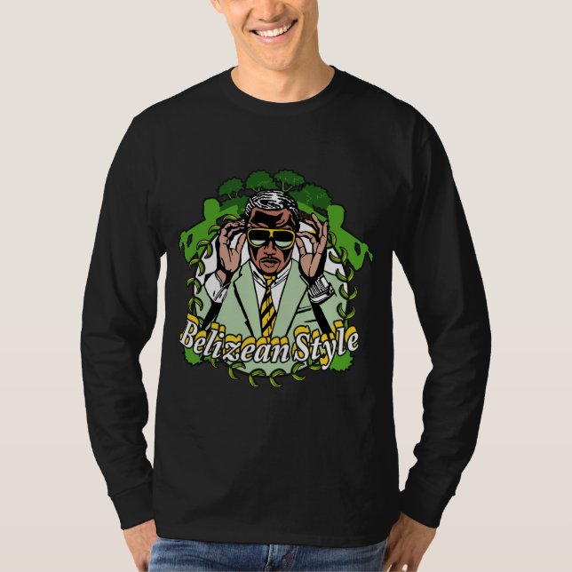 BelizeanStyle Green T-Shirt (Front)