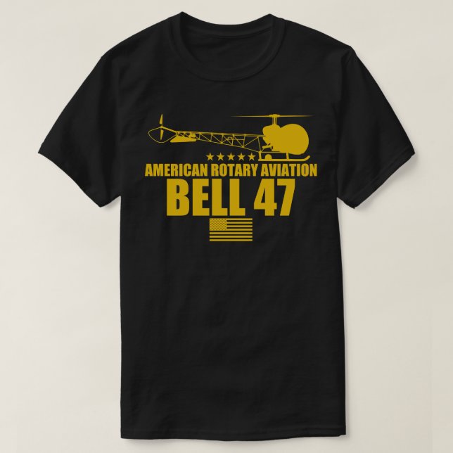 Bell 47 3 T-Shirt (Design Front)