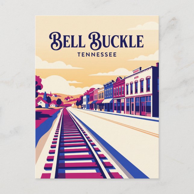 Bell Buckle USA Postcard (Front)