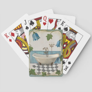 Bell Flower Bath Playing Cards