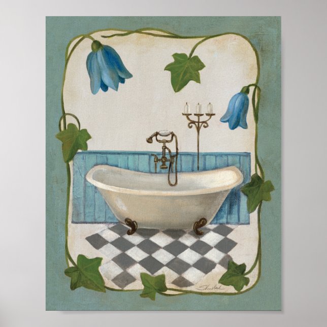 Bell Flower Bath Poster (Front)