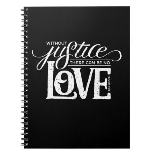 bell hooks Without Justice Black Notebook