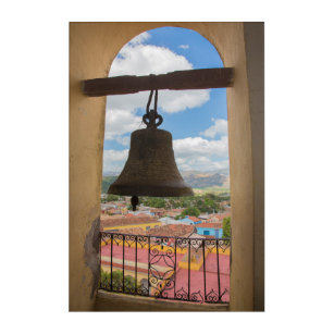 Bell in a church tower, Cuba Acrylic Wall Art