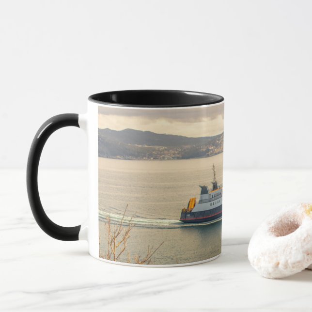 Bell Island Ferry Mug (With Donut)