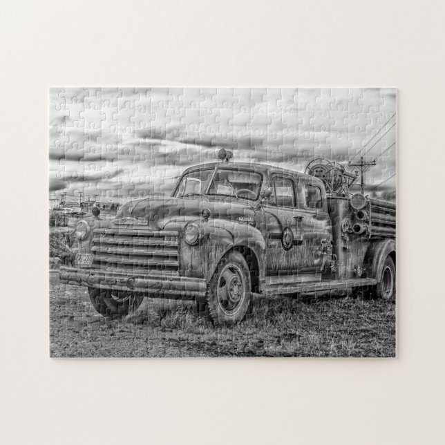 Bell Island Fire Truck Jigsaw Puzzle (Horizontal)