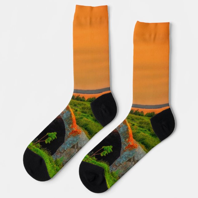 Bell Island Mine collar socks (Left)