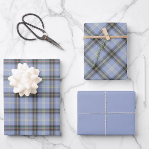 Bell of Borders Tartan Wrapping Paper Sheet