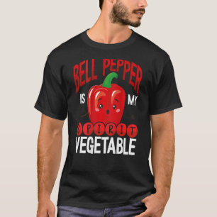 Bell Pepper Is My Spirit Vegetable Backprint Veget T-Shirt