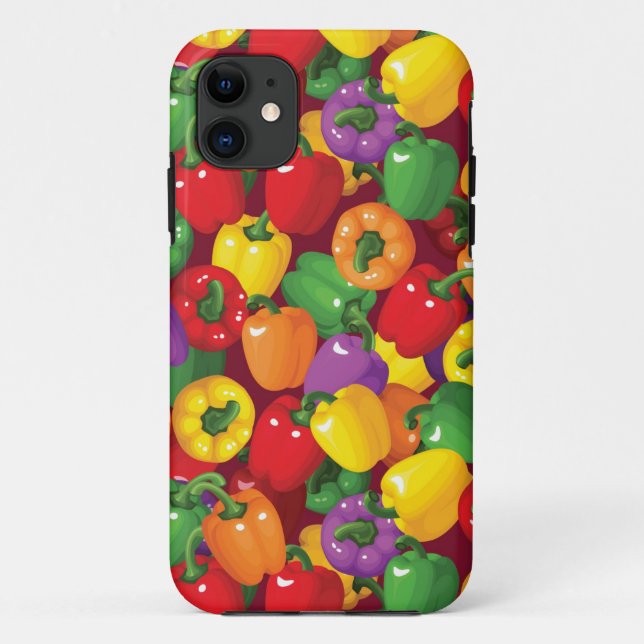 Bell Pepper Pattern Case-Mate iPhone Case (Back)