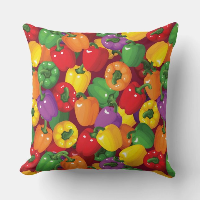 Bell Pepper Pattern Cushion (Front)