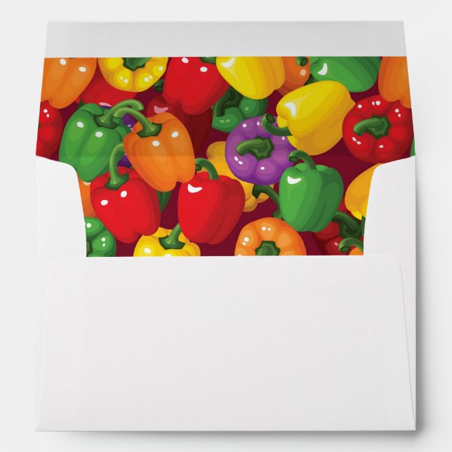 Bell Pepper Pattern Envelopes (Back (Bottom))
