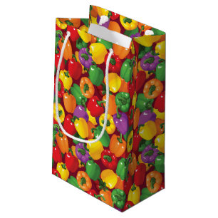 Bell Pepper Pattern Small Gift Bag