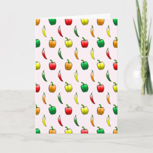 Bell Peppers and Long Sweet Peppers Card