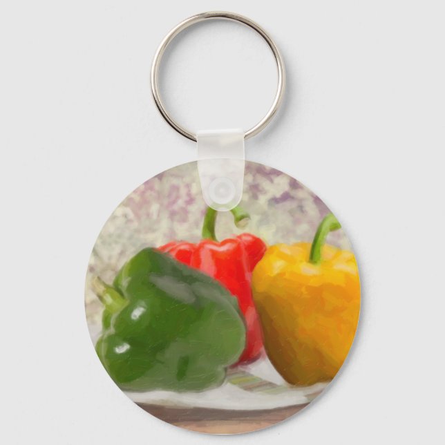 Bell Peppers Key Ring (Front)