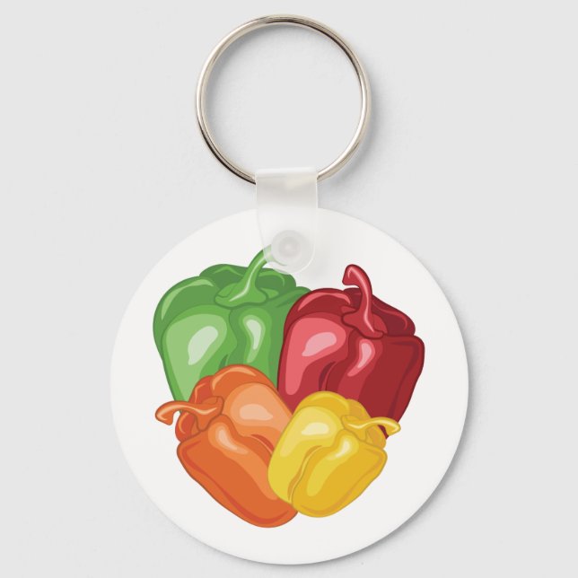 Bell Peppers Key Ring (Front)