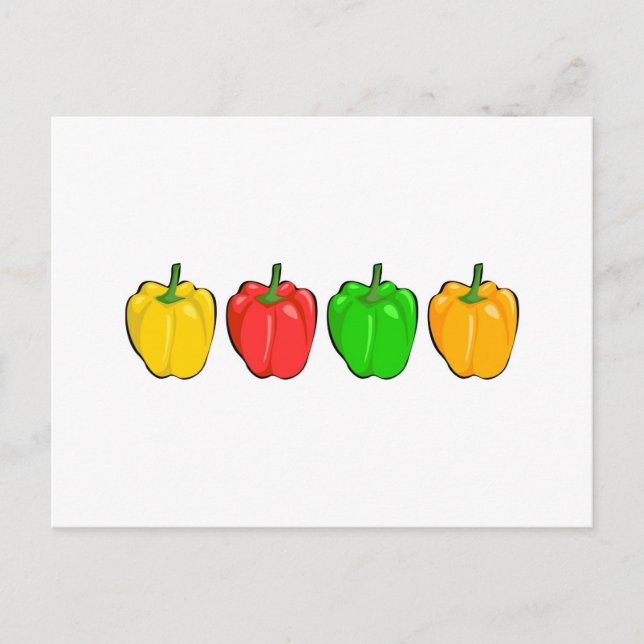 Bell Peppers Postcard (Front)