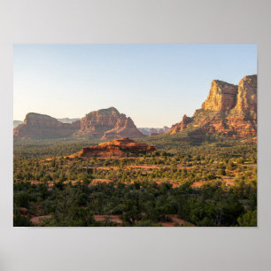 Bell Rock Sunset Poster