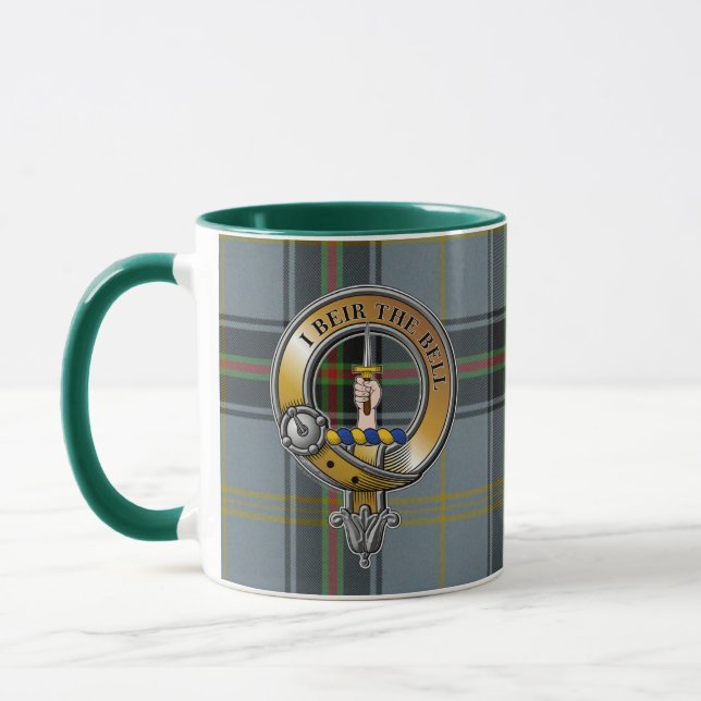 Bell Tartan & Badge Mug (Left)