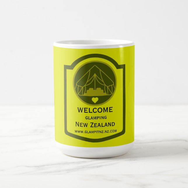 Bell Tent Glamping Business Coffee Mug (Center)