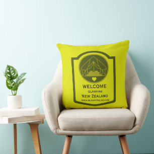 Bell Tent Glamping Business Cushion